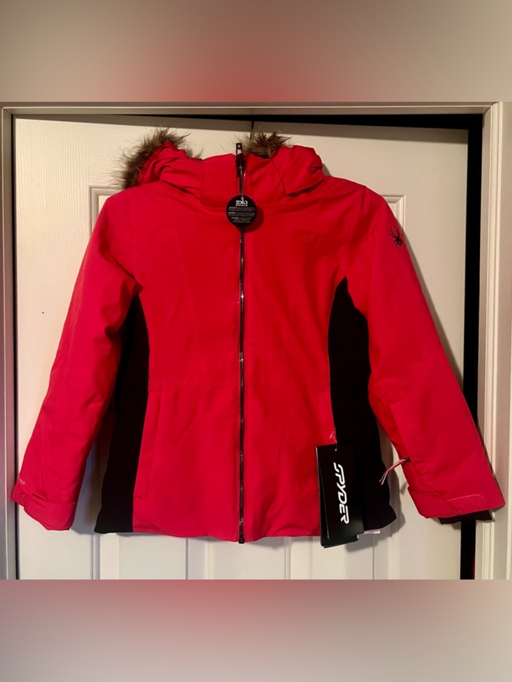 NWT Girl’s Spyder Insulated Ski Jacket with Hood